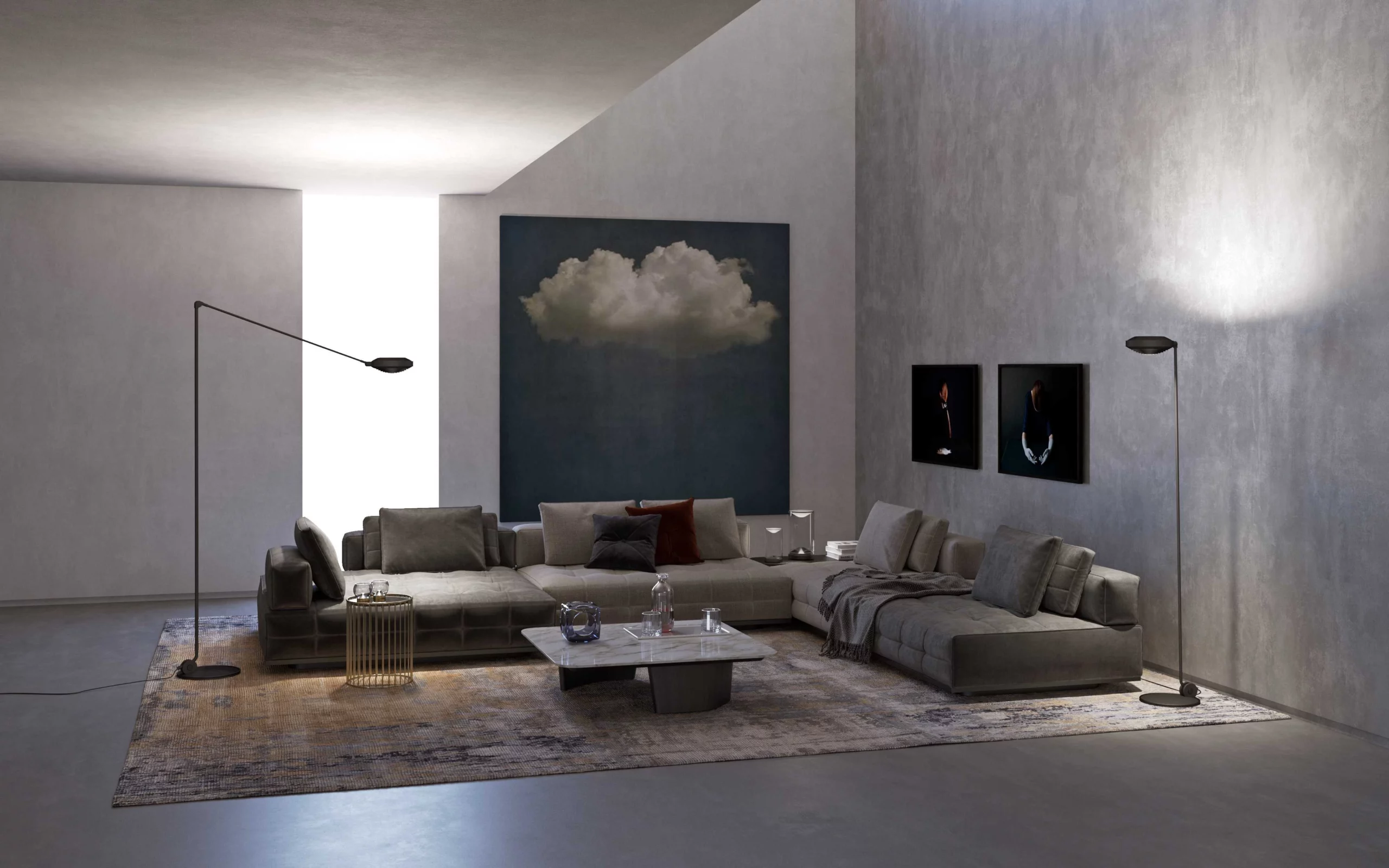 Luxurious-Italian-design-for-living-room-and-lighting
